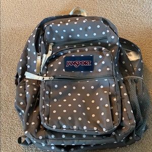 Jan-sport polka dot back pack